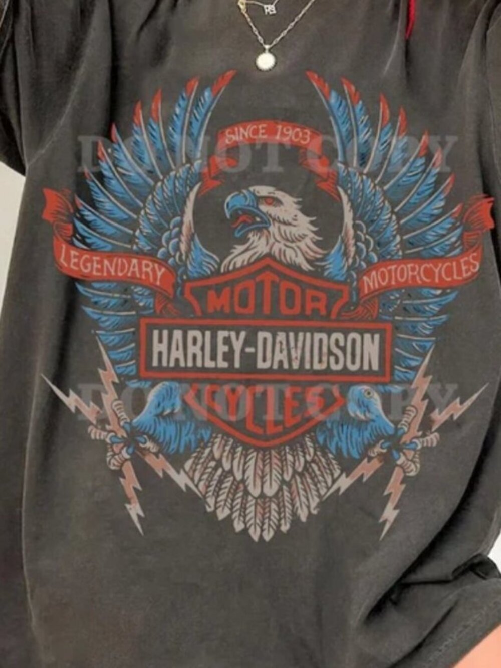 Harley Davidson T-Shirt T-Shirt 301 - Picture 2 of 5